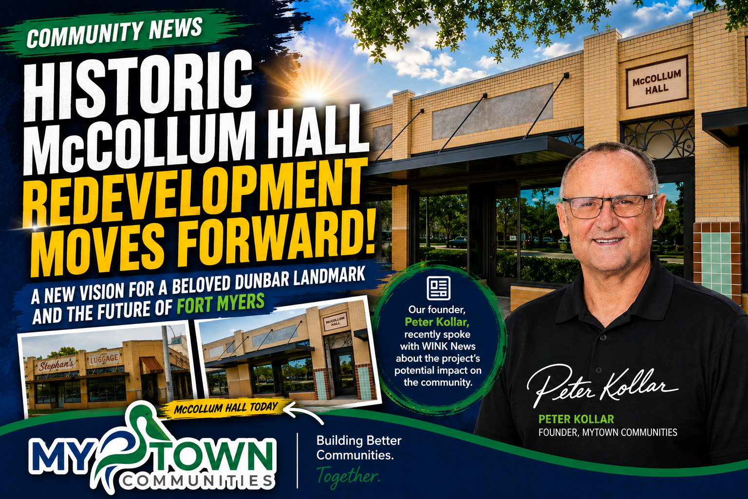 Historic McCollum Hall Redevelopment Moves Forward in Fort Myers
